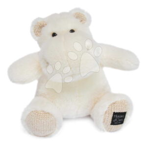 Plyšový hrošík Ivory Hip' Chic Hippo Cocooning Histoire d’ Ours bílý 25 cm od 0 měsíců