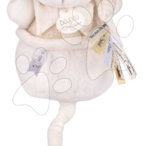 Plyšový medvídek s melodií Doudou 25 Years Music Box Beige Doudou et Compagnie narozeninová edice béžový 20 cm od 0 měsíců