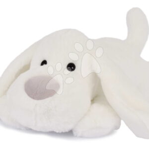 Plyšový pejsek The Soft Stretch Dog White Histoire d’Ours bílý 40 cm od 0 měsíců