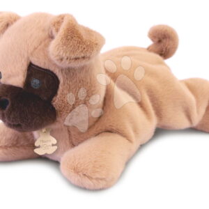 Plyšový pejsek s těžkým bříškem P'tit Relax Beige Dog Histoire d’ Ours béžový 30 cm od 0 měsíců