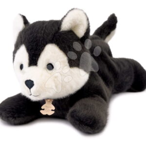 Plyšový vlk s těžkým bříškem P'tit Relax Wolf Histoire d’ Ours šedý 30 cm od 0 měsíců