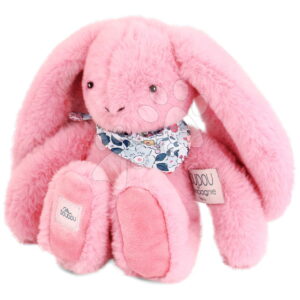 Plyšový zajíček Fleurette the Bunny Grenadine Doudou et Compagnie růžový 25 cm od 0 měsíců
