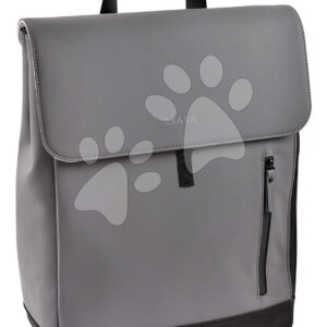 Přebalovací batoh Oslo Changing Bag Mineral Grey Beaba voděodolný s přebalovací podložkou a popruhy ke kočárku šedý