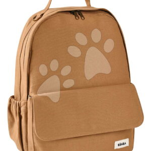 Přebalovací batoh Tokyo Backpack Ochre Beaba s přebalovací podložkou a popruhy ke kočárku hnědý