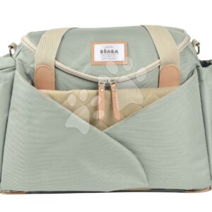 Přebalovací taška ke kočárku Beaba Sydney II Changing Bag Heather Sage Green zelená