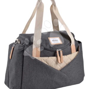 Přebalovací taška ke kočárku Sydney II Changing Bag Dark Heather Grey Beaba s přebalovací podložkou šedá