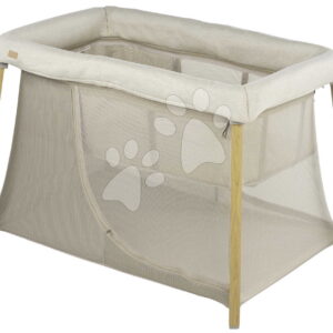 Přenosná cestovní postýlka pro miminko 3v1 Travel Cot Easy Sleep Clay Gazelle Beaba skládací hnědá od 0–24 měsíců