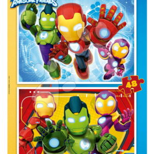 Puzzle Iron Man and His Awesome Friends Educa 2 x 48 dílků od 4 let