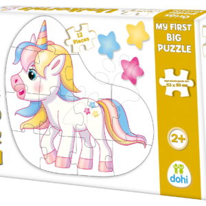 Puzzle podlahové jednorožec Dohány velké 12 dílů od 24 měsíců