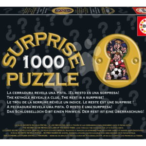 Puzzle s překvapením 1000 Shoot! Surprise Educa 1000 dílků a Fix lepidlo od 14 let