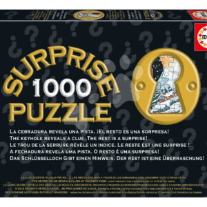 Puzzle s překvapením Antique XMAS Surprise Educa 1000 dílků a Fix lepidlo od 14 let