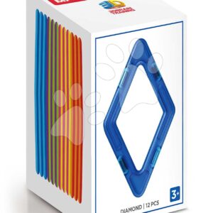 Rozšíření k magnetické stavebnici Kosočtverec Diamond Set Magformers 12 dílů
