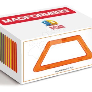 Rozšíření k magnetické stavebnici Lichoběžník Trapezoid Set Magformers 12 dílů