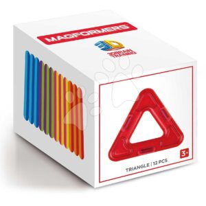 Rozšíření k magnetické stavebnici Trojúhelník Triangle Set Magformers 12 dílů