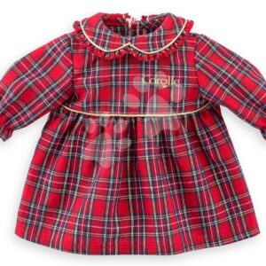 Šaty pro panenku Dress Corolle Holidays Mon Grand Poupon Corolle vánoční edice pro 36cm panenku od 24 měsíců