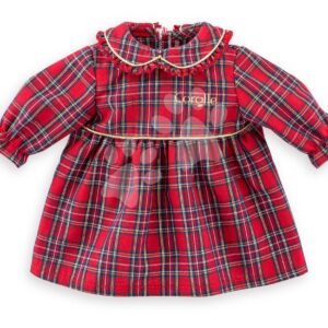 Šaty pro panenku Dress Corolle Holidays Mon Premier Poupon Corolle vánoční edice pro 30 cm velkou panenku od 18 měsíců