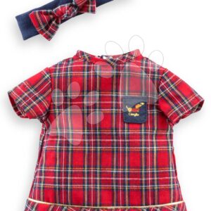 Šaty pro panenku Dress & Headband Corolle Holidays Corolle vánoční edice pro36 cm panenku