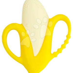 Silikonové kousátko Banán Lil' Nibbles Textured Silicone Teether™ Banana Infantino od 0 měsíců