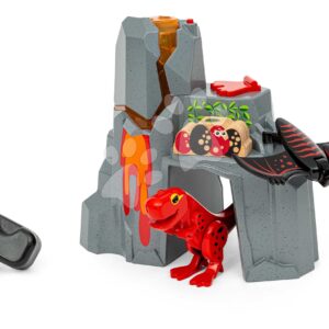 Sopka s efektem kouřící lávy Dinosaur Erupting Volcano BRIO se zvukem a světlem 2 figurky dinosaurů