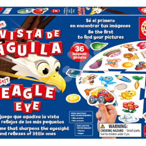 Společenská hra Orlí zrak My first Eagle Eye Educa 36 obrázků ve španělštině a angličtině