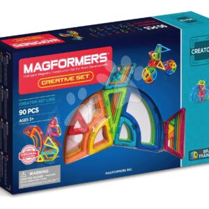 Stavebnice magnetická Kreativní sada Creative Set Magformers 90 dílů