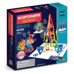 Stavebnice magnetická Tvůrce Creator Set Magformers 60 dílů