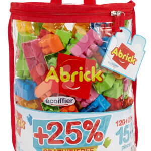 Stavebnice v tašce Half-Moon Bag Abrick Écoiffier 150 dílků od 18 měsíců