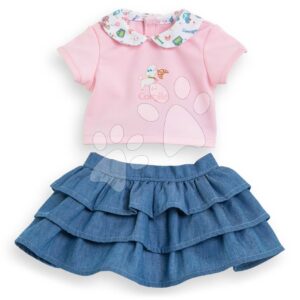 Sukně a tričko pro panenku Ruffle Skirt & T-shirt A Weekend in Paris Mon Grand Poupon Corolle pro panenku 36 cm od 24 měsíců