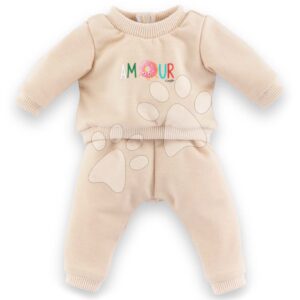 Tepláková souprava pro panenku Beige Tracksuit Mon Grand Poupon Corolle pro panenku 42 cm od 24 měsíců