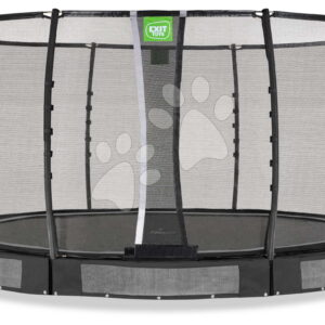 Trampolína s ochrannou sítí Allure Premium ground Exit Toys přízemní průměr 427 cm černá