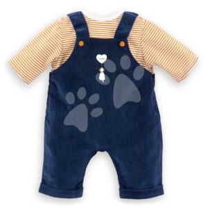Tričko a overal pro panenku T-shirt & Navy Blue Overall Mon Grand Poupon Corolle pro panenku 42 cm od 24 měsíců