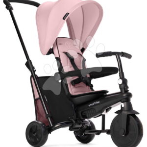 Tříkolka a kočárek skládací 5v1 STR3 Peach smarTrike se sklápěcím sedadlem TouchSteering s EVA koly od 10 měsíců