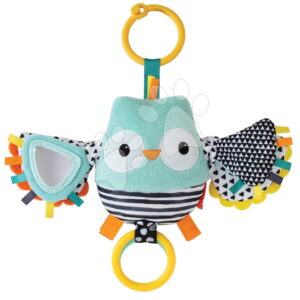 Vibrující sovička Flutter & Jitter Pal Owl Infantino s mávajícími křídly od 0 měsíců