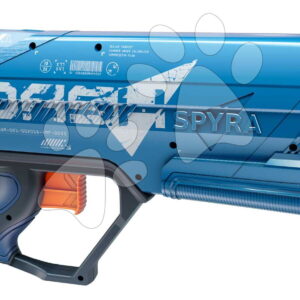 Vodní pistole s mechanickým nabíjením SpyraDash Blue Spyra s indikátorem stavu nádrže a dostřelem 9 metrů od 8 let