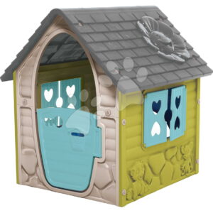 Zahradní domeček My First Playhouse Dohány béžový s květinkou na střeše od 24 měsíců