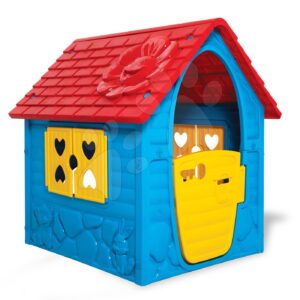 Zahradní domeček My First Playhouse Dohány modrý s květinkou na střeše od 24 měsíců