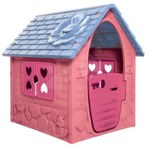 Zahradní domeček My First Playhouse Dohány růžový s květinkou na střeše od 24 měsíců