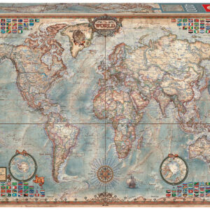 Educa Puzzle The World Executive Map 4000 dílků 14827 barevné
