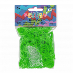 Rainbow Loom dětské gumičky 20600 průsvitné světlezelené