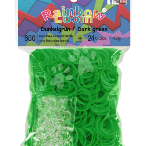 Rainbow Loom dětské gumičky 22147 tmavězelené