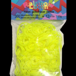 Rainbow Loom dětské neonové gumičky 20228 žluté