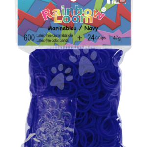 Rainbow Loom dětské transparentní gumičky 22130 modré