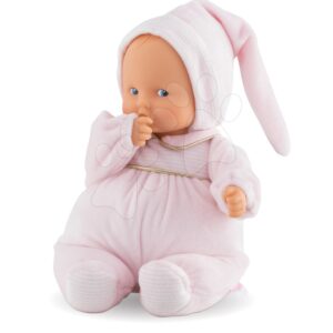 Bábika Babipouce Cotton Flower Mon Doudou Corolle s modrými očami a špálivými pusučkami 28 cm od 0 měs
