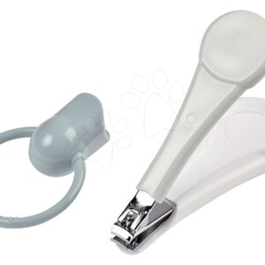 Dětské kleštičky na nehty Beaba Baby Nail Clippers Green Blue zelené od 0 měsíců