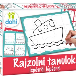 Dohány naučná hra tabule Kresli a smaž Boys Učíme se kreslit pomocí obrázků pro chlapce 510-1