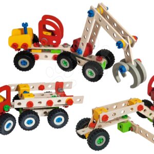 Dřevěná stavebnice kombajn Constructor Mobile Harvester Eichhorn tři modely (kombajn