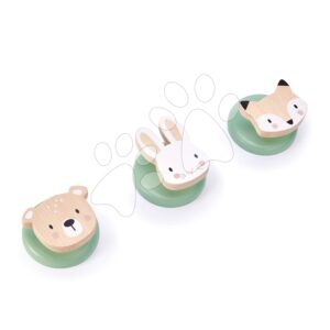 Dřevěné dětské háčky na šaty Forest Hook Tender Leaf Toys medvěd zajíc a liška