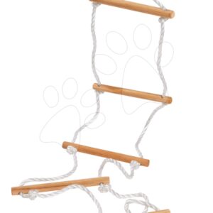 Dřevěný provazový žebřík Rope Ladder Outdoor Eichhorn přírodní 170 cm délka 60 kg nosnost