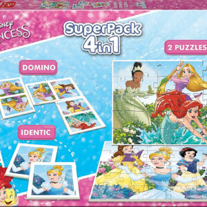 Educa dětské puzzle Disney Princezny SuperPack 4v1 17198