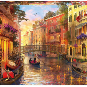 Educa puzzle Genuine Sunset in Venice 1500 dílů 17124